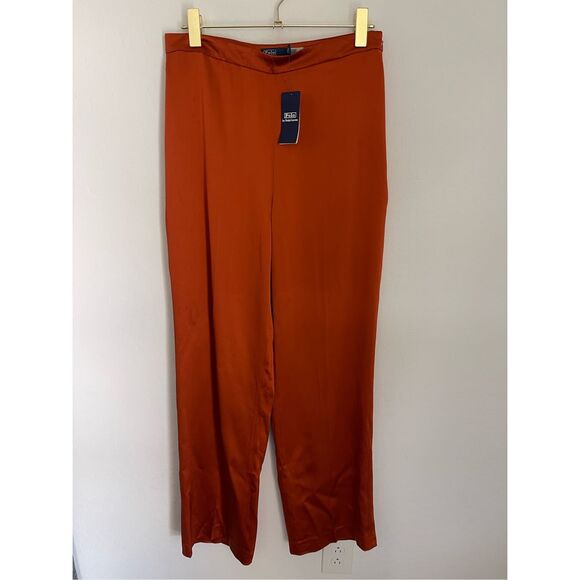POLO BY RALPH LAUREN 100% Silk Dress Pants Size 8 NWT